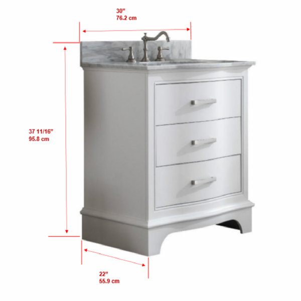 Andover Mills™ Goleta 30" Single Bathroom Vanity Set & Reviews Wayfair